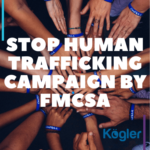 Stop Human Trafficking campaign by FMCSA